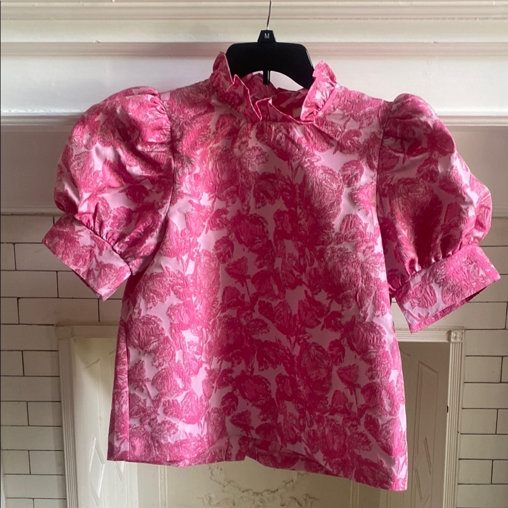 Pink Floral Top